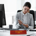Deal Wedge Name Plate