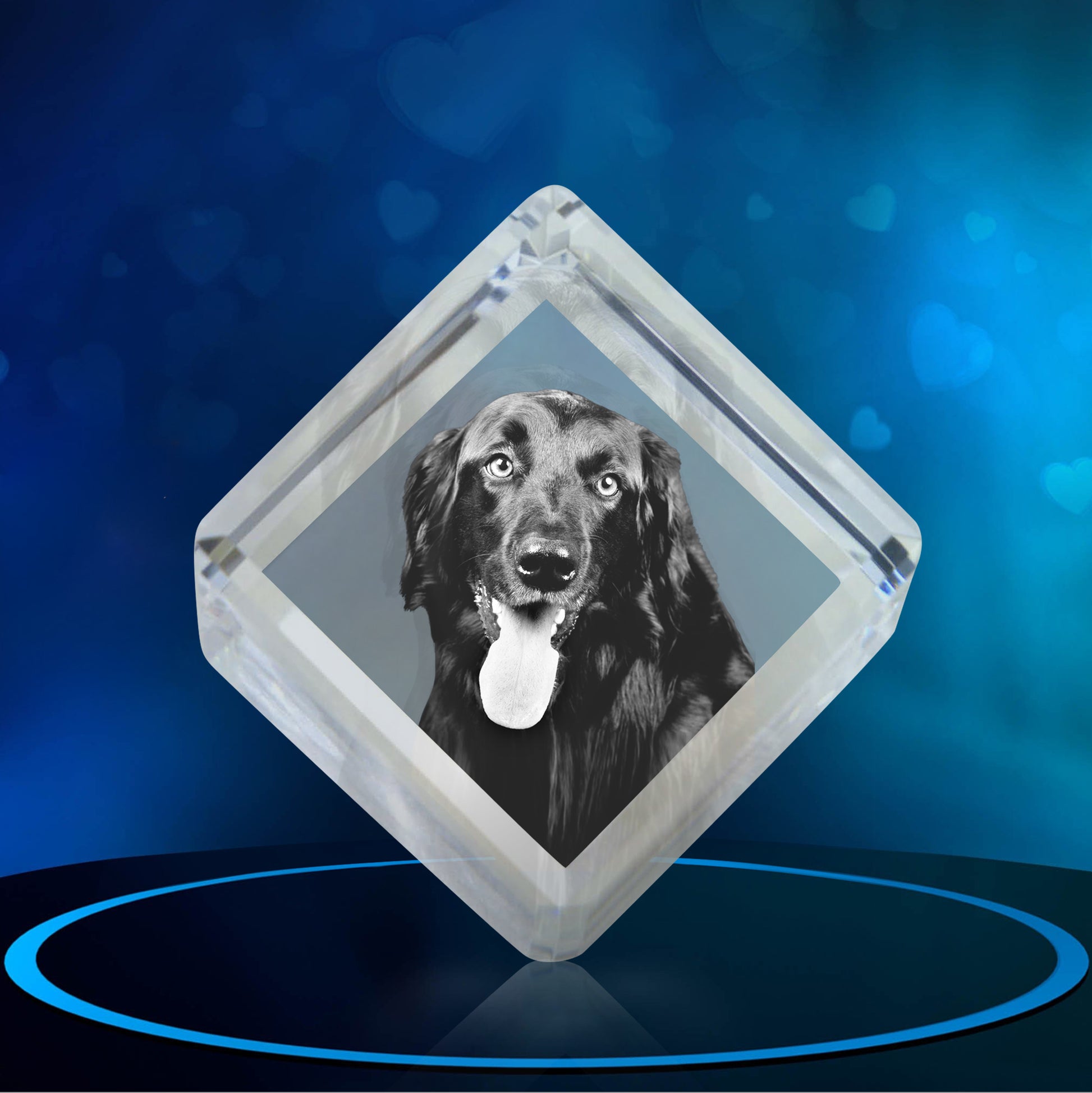 Diamond Shape 3d Crystal