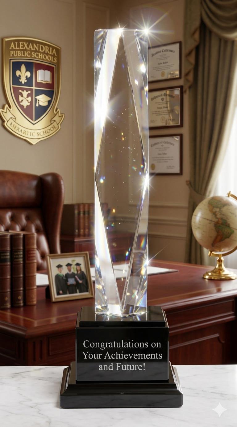 Pilar Award with Black Stone Base